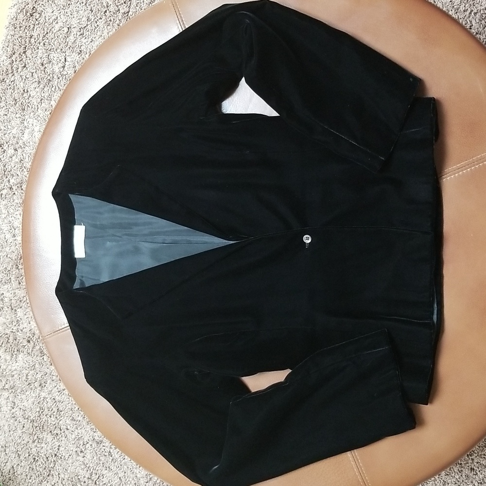 Calvin Klein Velvet Jacket - Picture 4 of 17